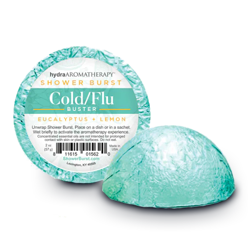 eucalyptus and lemon aromatherapy shower burst